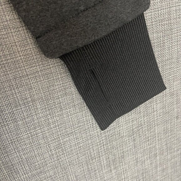 Penn Sport Sweater Womens Medium Turtle Neck Zip Tennis Heather Grey - Picture 10 of 16